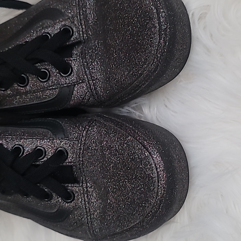 Vans Old Skool women's black glitter shoes - Picture 2 of 7